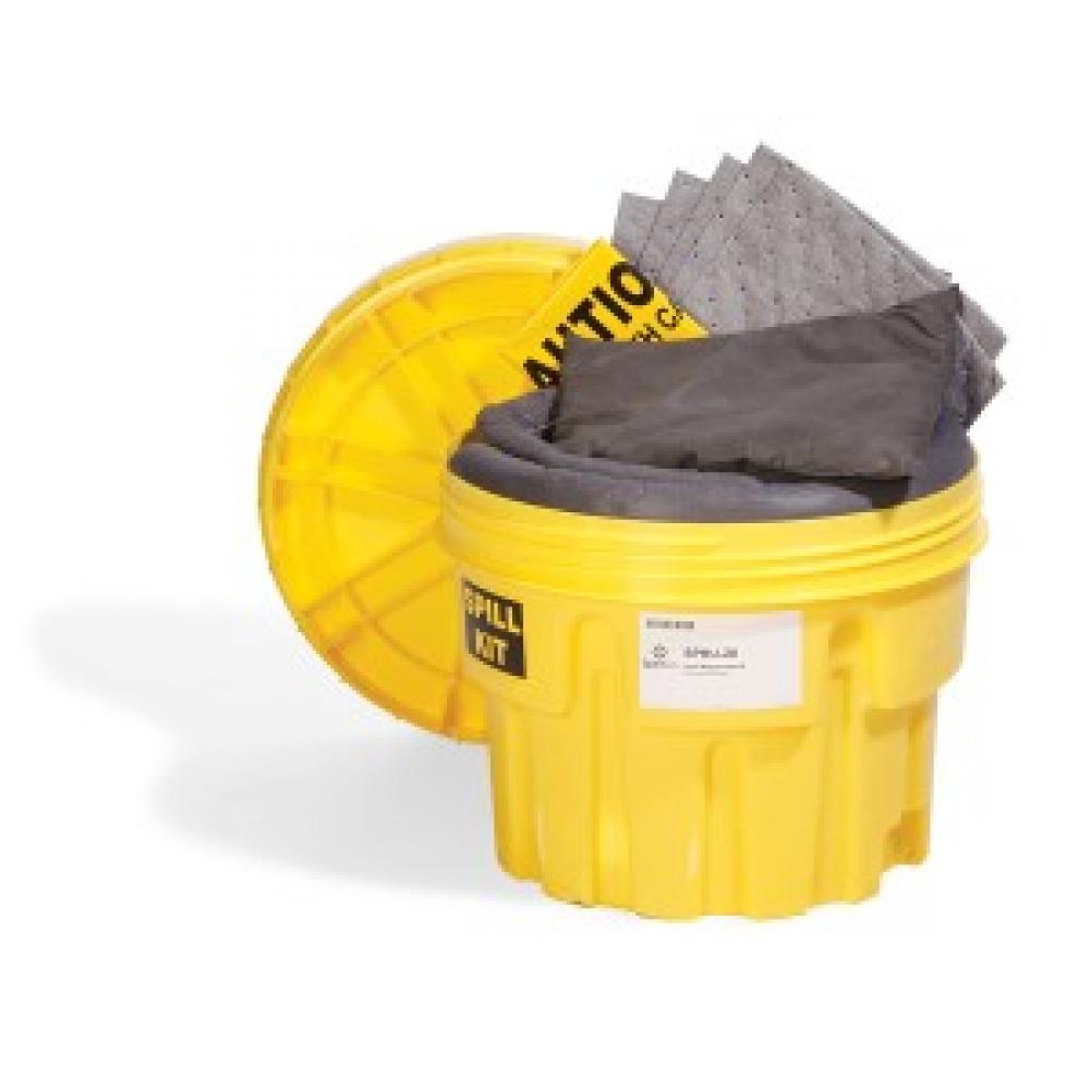 Universal 20-Gallon OverPack Salvage Drum Spill Kit