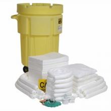 SpillTech SPKO-95-WD - Oil-Only 95-Gallon Wheeled OverPack Salvage Drum Spill Kit