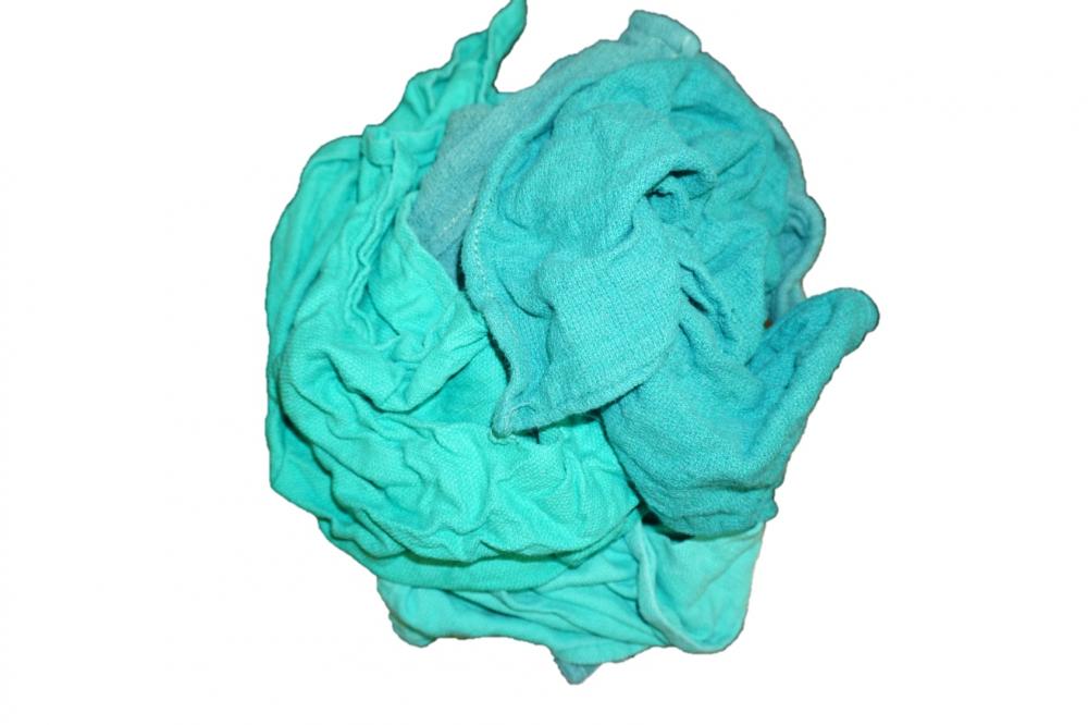 Recycled Green Huck Towels - 50 LB Box