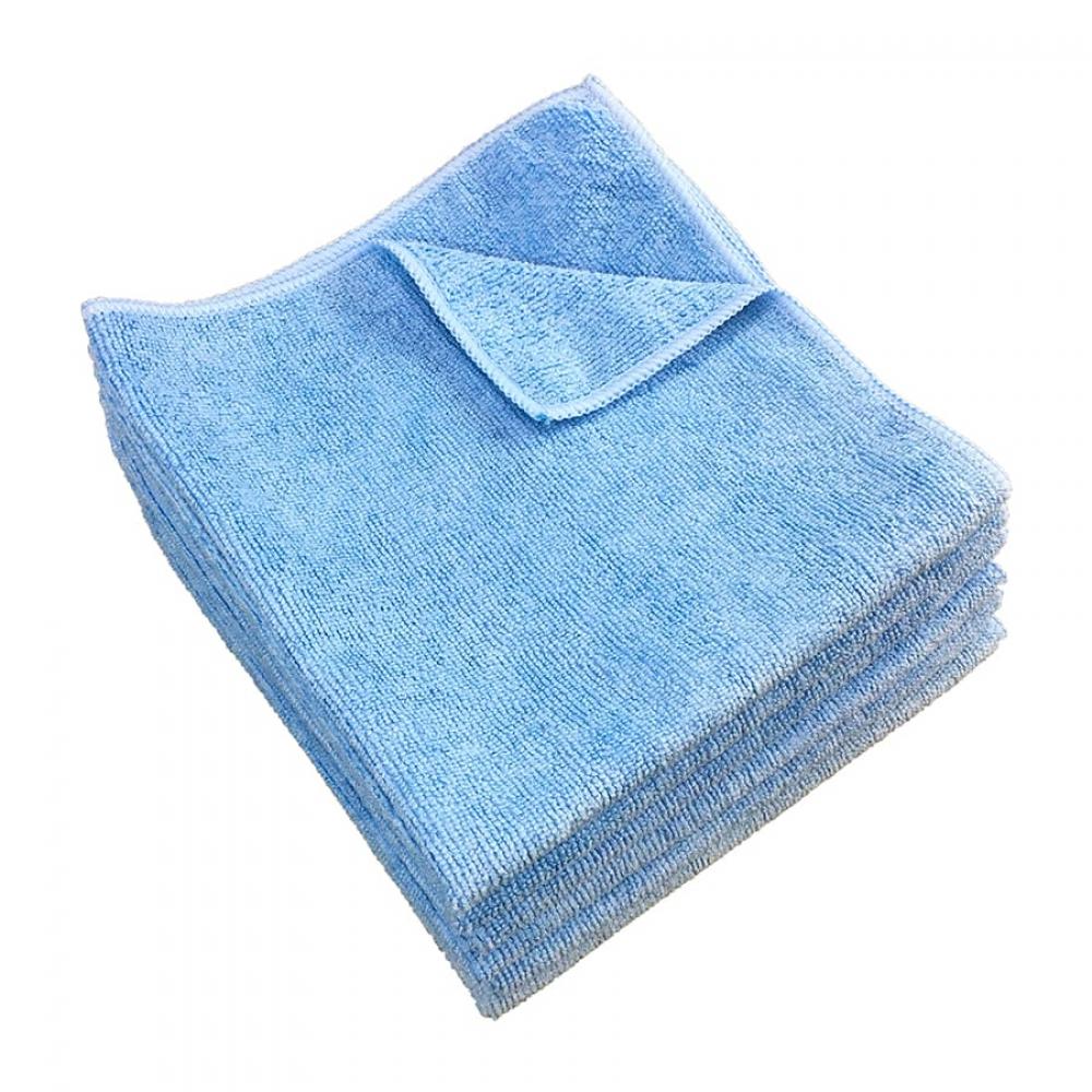Blue Microfiber Towel - 12&#34; x 12&#34; - 20 Gram