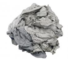 Anchor Wiping Cloth 10-100G-A - New Gray Knit Rags - 50 LB Box