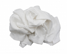 Anchor Wiping Cloth 20-216W-A - White Thermal Recycled Rags - 50 LB Box
