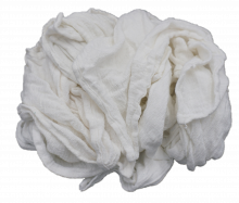 Anchor Wiping Cloth 30-250ST-W-A - Recycled White Huck Towels - 50 LB Box