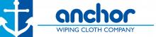 Anchor Wiping Cloth 30-250 New Gray-A - New Gray Huck Towels - 50 LB Box